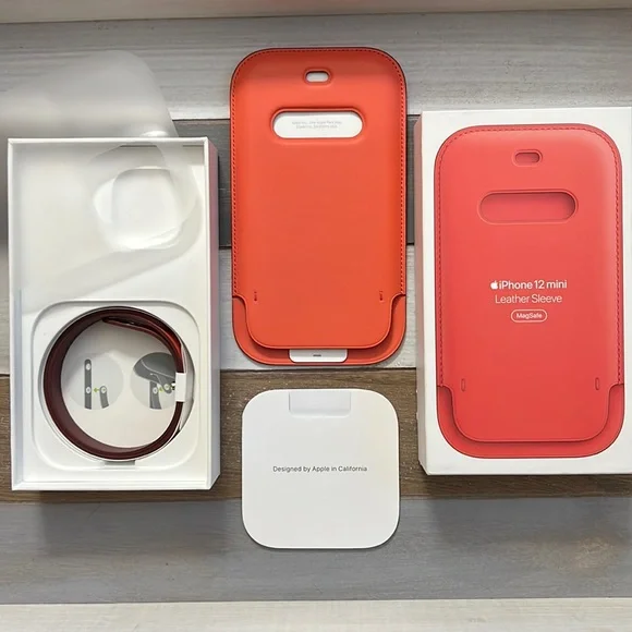 Apple Iphone 12 Pro Max Leather Leather Sleeve With Magsafe Pro